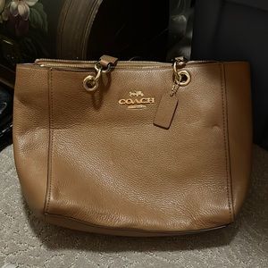 Coach tan purse